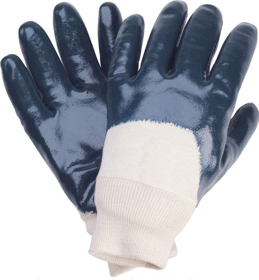 高密市華宏勞保用品廠家批發 120克全浸丁晴手套，絨布內襯安全袖口，專業防護之選